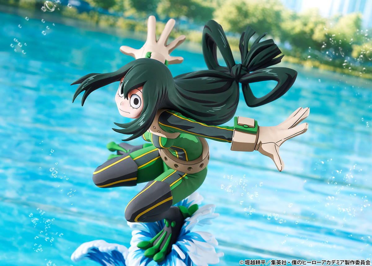 僕のヒーローアカデミア「蛙吹梅雨 ヒーロースーツ 二次元化Ver.」のフィギュア画像