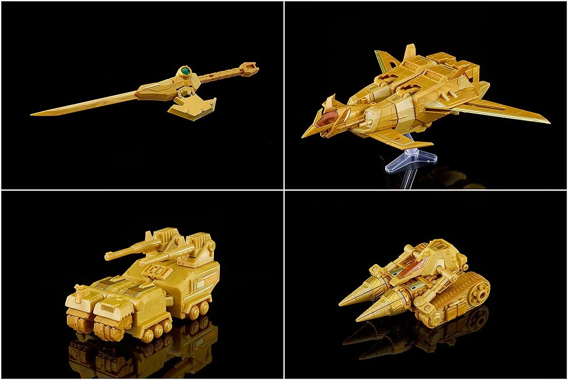 劇場版「グリッドマン ユニバース」「MODEROID フルパワーグリッドマン Gold Ver.」のフィギュア画像