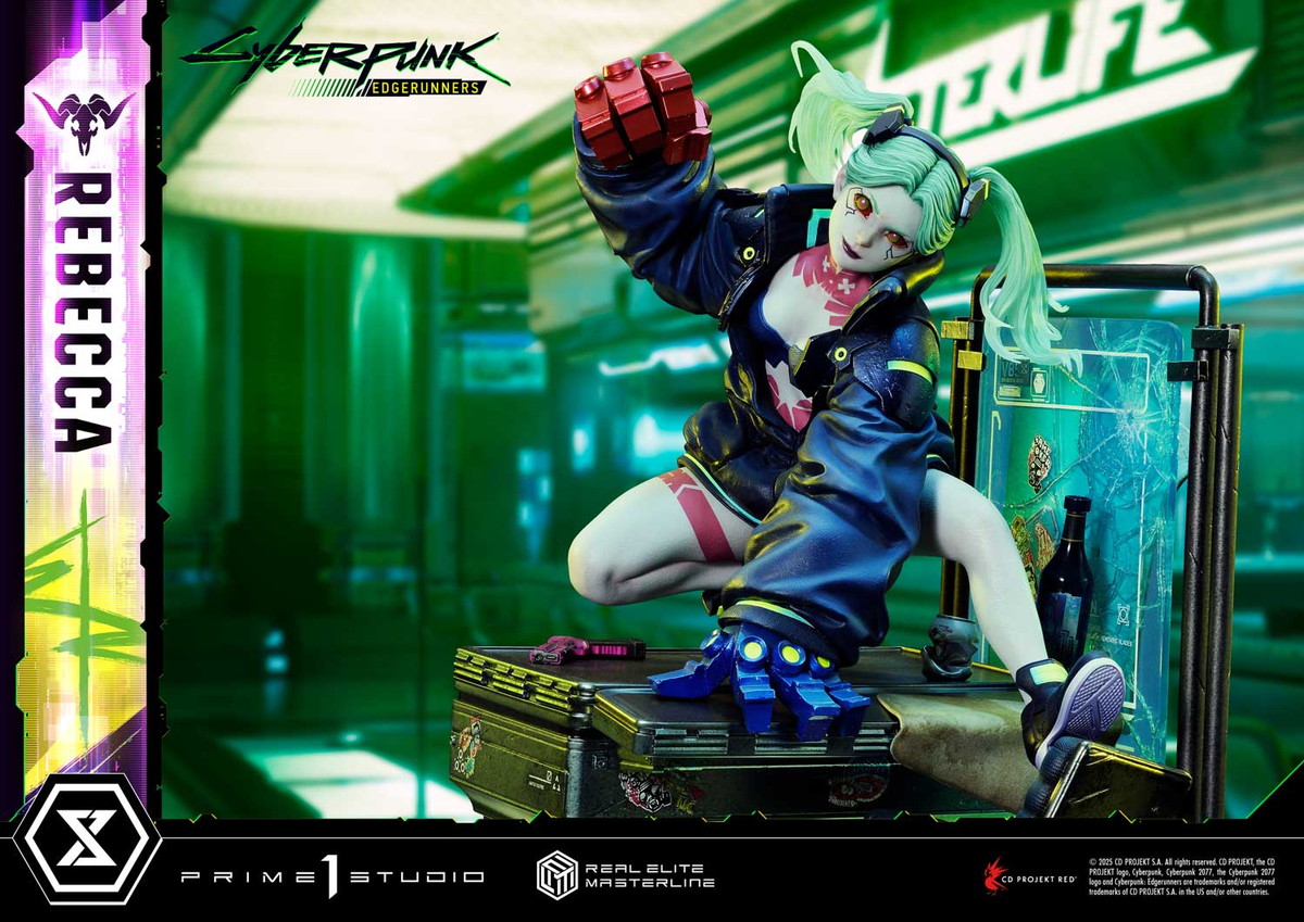 サイバーパンク:エッジランナーズ「リアルエリートマスターライン レベッカ」のフィギュア画像