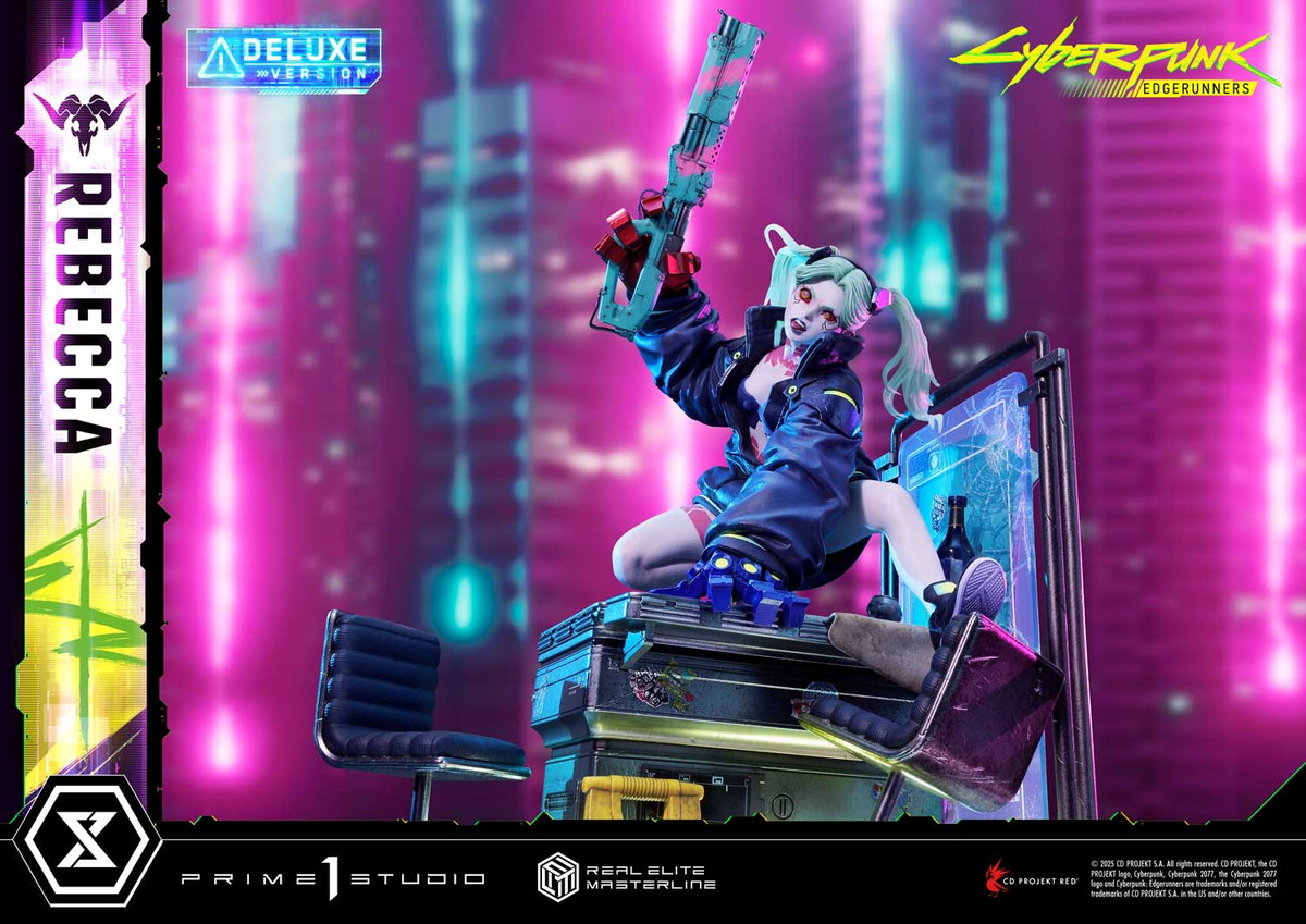 サイバーパンク:エッジランナーズ「リアルエリートマスターライン レベッカ」のフィギュア画像