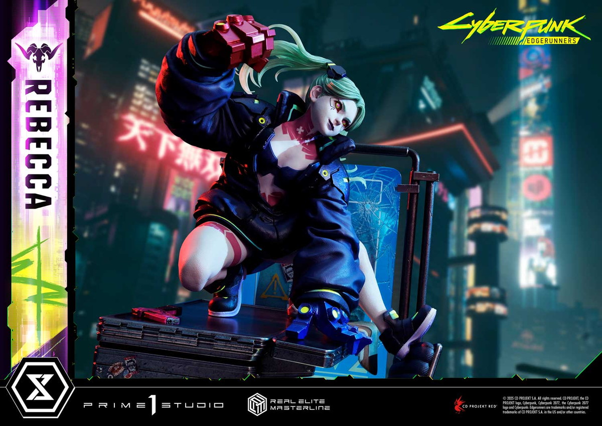 サイバーパンク:エッジランナーズ「リアルエリートマスターライン レベッカ」のフィギュア画像