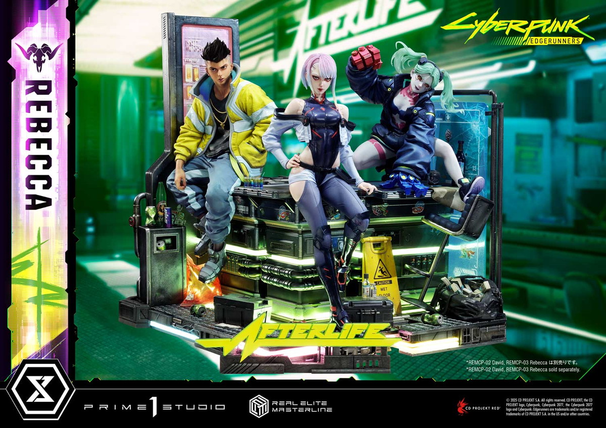 サイバーパンク:エッジランナーズ「リアルエリートマスターライン レベッカ」のフィギュア画像
