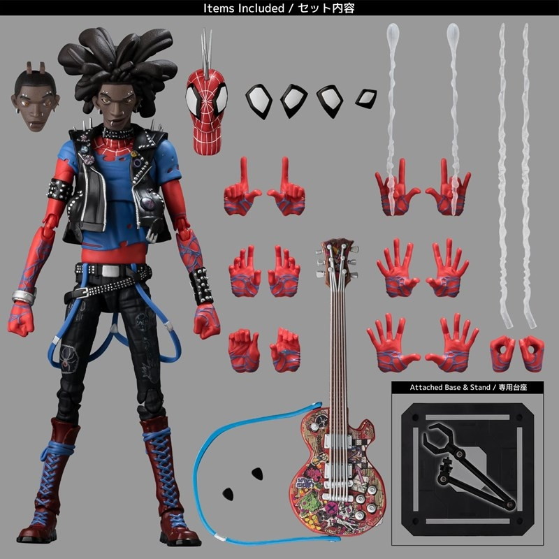 スパイダーマン:アクロス・ザ・スパイダーバース「SVアクション スパイダー・パンク」のフィギュア画像