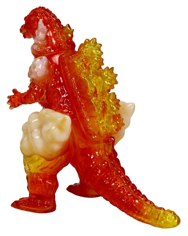 ゴジラ「CCP ミドルサイズシリーズ ゴジラEX 第10弾 バーニングゴジラ クリアレッド Ver.」のフィギュア画像