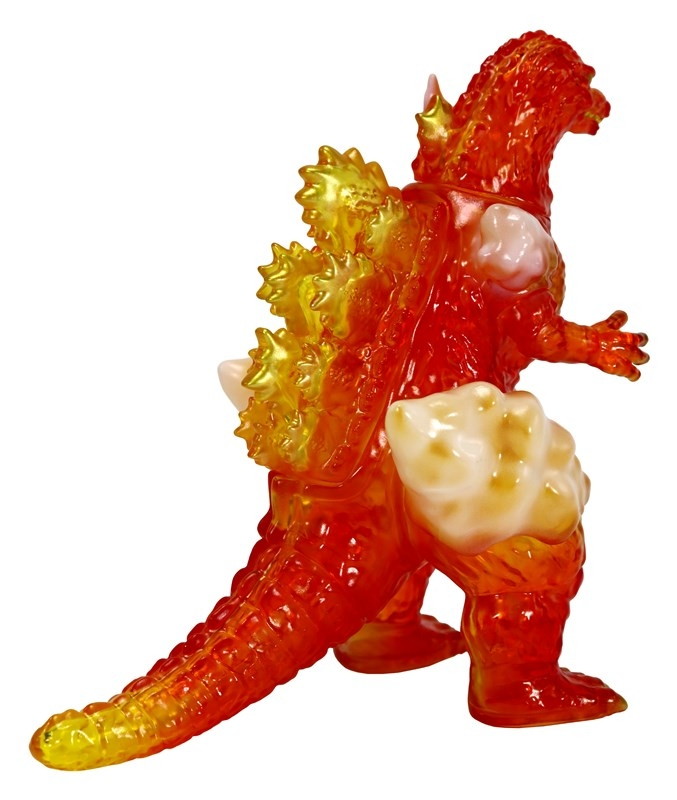 ゴジラ「CCP ミドルサイズシリーズ ゴジラEX 第10弾 バーニングゴジラ クリアレッド Ver.」のフィギュア画像