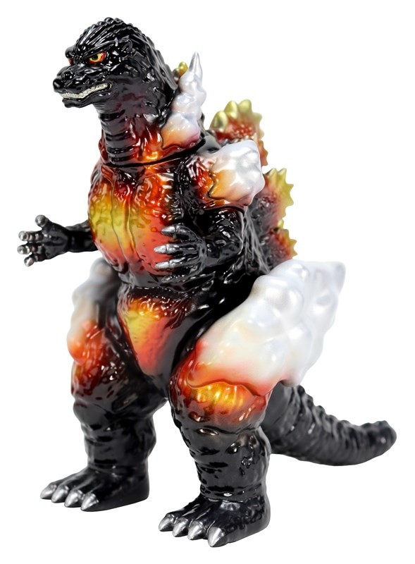 ゴジラ「CCP ミドルサイズシリーズ ゴジラEX 第10弾 バーニングゴジラ クリアレッド Ver.」のフィギュア画像