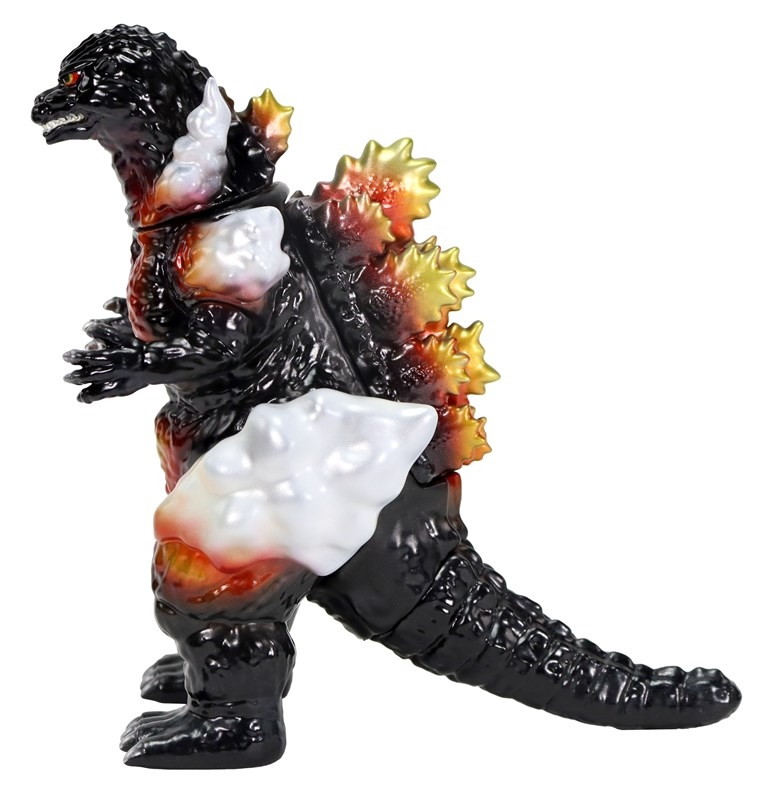 ゴジラ「CCP ミドルサイズシリーズ ゴジラEX 第10弾 バーニングゴジラ クリアレッド Ver.」のフィギュア画像
