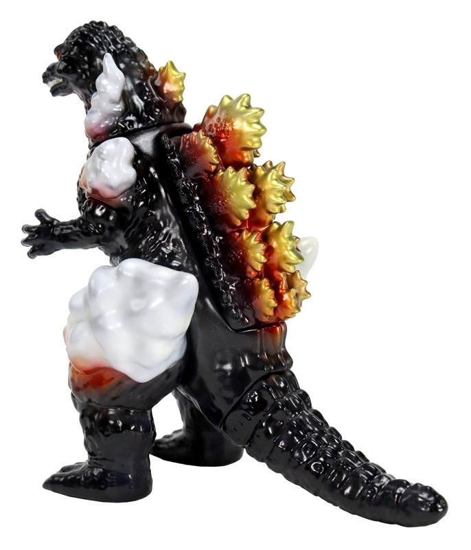 ゴジラ「CCP ミドルサイズシリーズ ゴジラEX 第10弾 バーニングゴジラ クリアレッド Ver.」のフィギュア画像