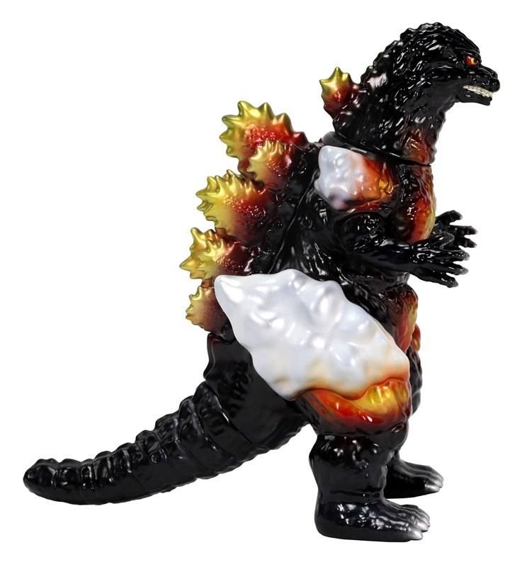 ゴジラ「CCP ミドルサイズシリーズ ゴジラEX 第10弾 バーニングゴジラ クリアレッド Ver.」のフィギュア画像