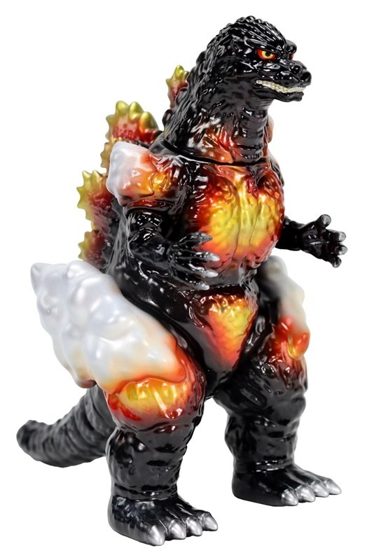 ゴジラ「CCP ミドルサイズシリーズ ゴジラEX 第10弾 バーニングゴジラ クリアレッド Ver.」のフィギュア画像