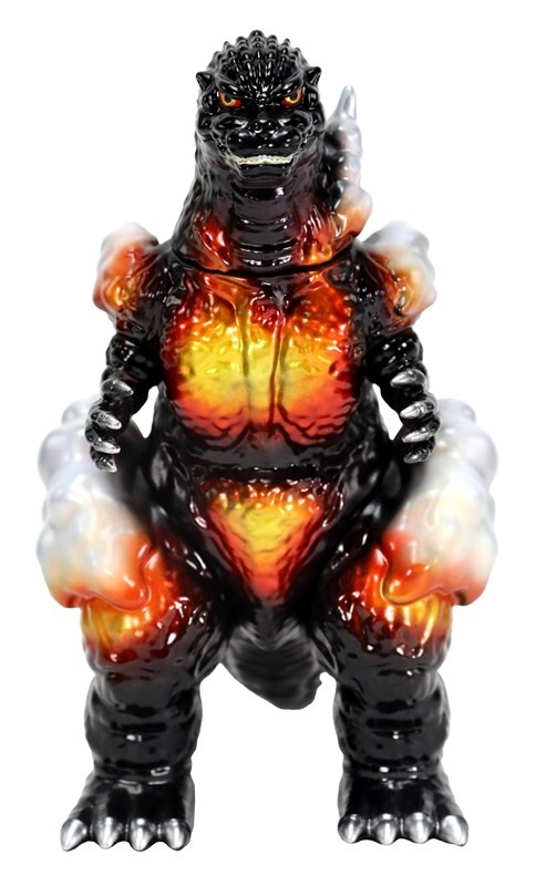 ゴジラ「CCP ミドルサイズシリーズ ゴジラEX 第10弾 バーニングゴジラ クリアレッド Ver.」のフィギュア画像