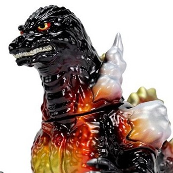 ゴジラ「CCP ミドルサイズシリーズ ゴジラEX 第10弾 バーニングゴジラ クリアレッド Ver.」のフィギュア