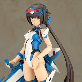 フレームアームズ・ガール「スティレット Swimsuit ブルーインパルスカラー Ver.」のフィギュア