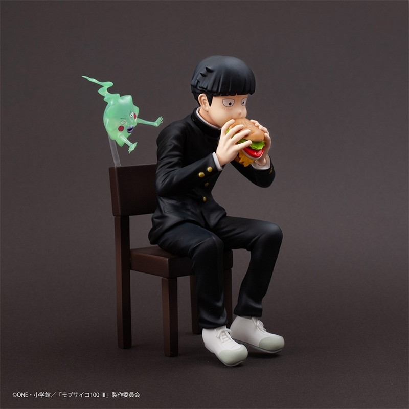 モブサイコ100「モブサイコ100 III×文房具カフェ 2022 フィギュア 影山茂夫&エクボ」のフィギュア画像