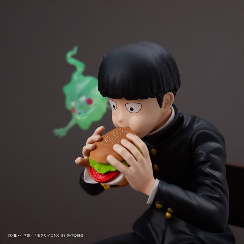 モブサイコ100「モブサイコ100 III×文房具カフェ 2022 フィギュア 影山茂夫&エクボ」のフィギュア画像