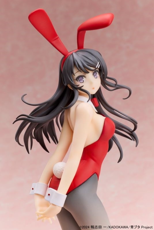 「青春ブタ野郎」シリーズ「桜島麻衣~赤バニーガールver.~」のフィギュア画像