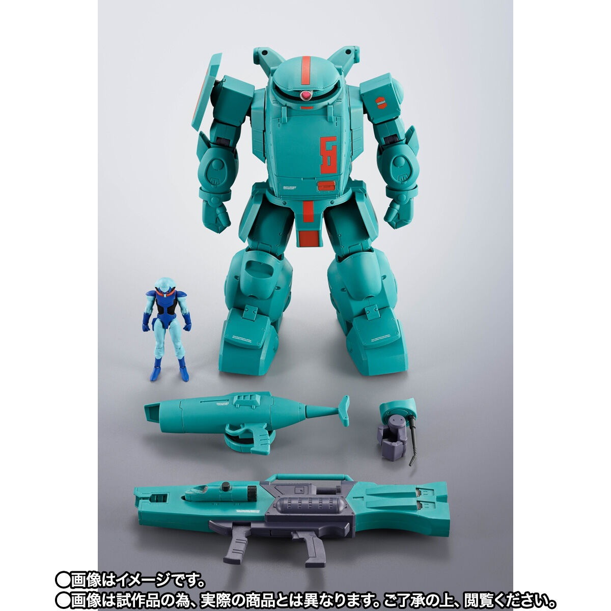 装甲騎兵ボトムズ「HI-METAL R ファッティー」のフィギュア画像