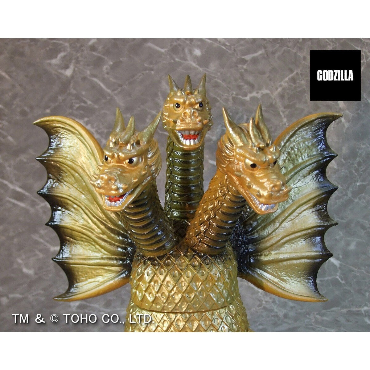 ゴジラ「グレートザウルス キングギドラ」のフィギュア画像