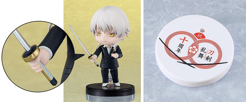 刀剣乱舞ONLINE「ねんどろいど 鶴丸国永 祝装Ver.」のフィギュア画像