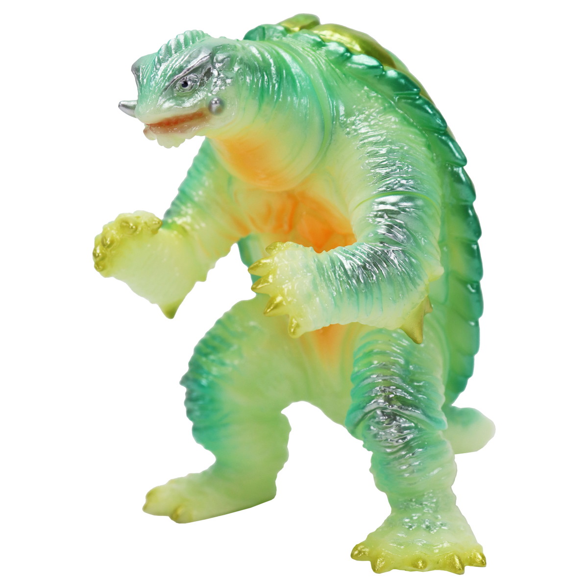 ガメラ「ミドルサイズシリーズ ガメラ【第6弾】ガメラ(1996)ルミナスグリーン Ver.」のフィギュア画像
