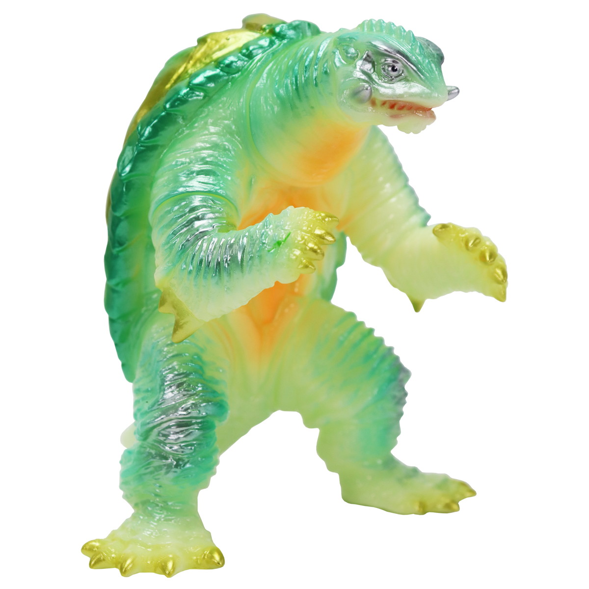ガメラ「ミドルサイズシリーズ ガメラ【第6弾】ガメラ(1996)ルミナスグリーン Ver.」のフィギュア画像