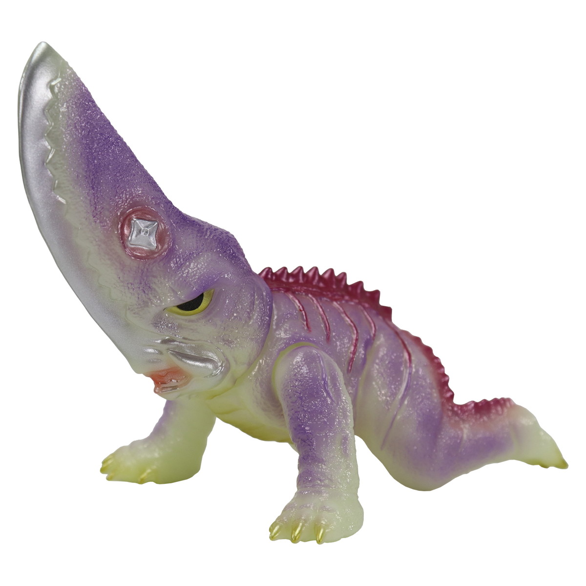 ガメラ「ミドルサイズシリーズ ガメラ【第6弾】ギロン(1969)ルミナスパープル Ver.」のフィギュア画像
