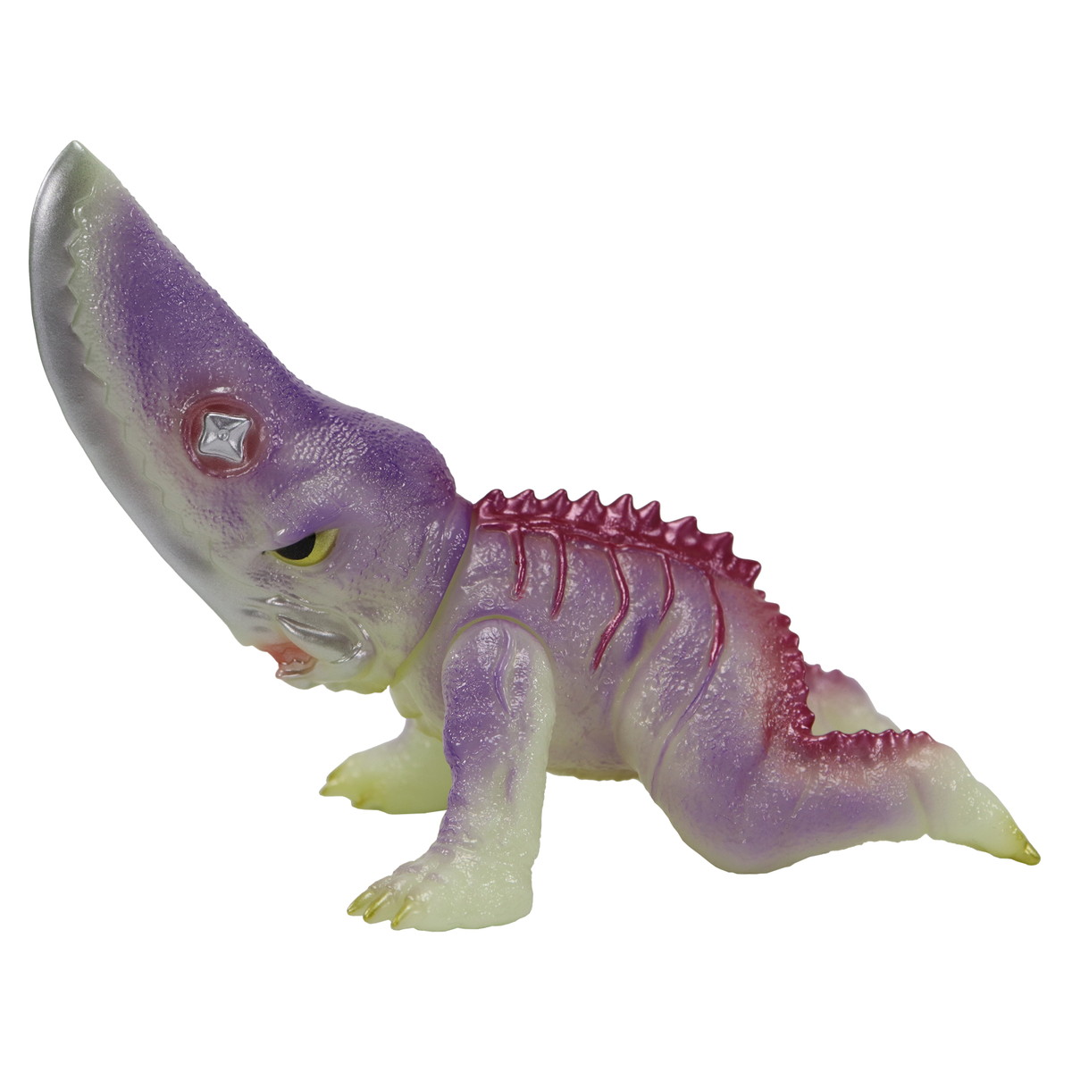 ガメラ「ミドルサイズシリーズ ガメラ【第6弾】ギロン(1969)ルミナスパープル Ver.」のフィギュア画像