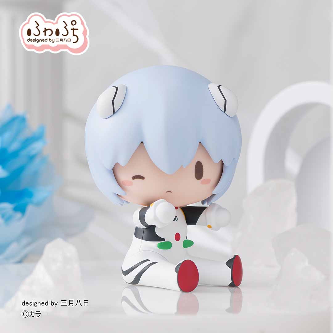 ヱヴァンゲリヲン新劇場版「ふわぷち デフォルメフィギュア レイ プラグスーツ」のフィギュア画像