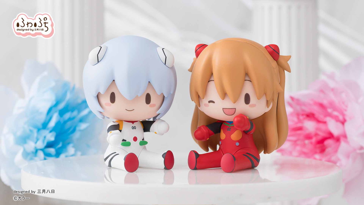ヱヴァンゲリヲン新劇場版「ふわぷち デフォルメフィギュア レイ プラグスーツ」のフィギュア画像