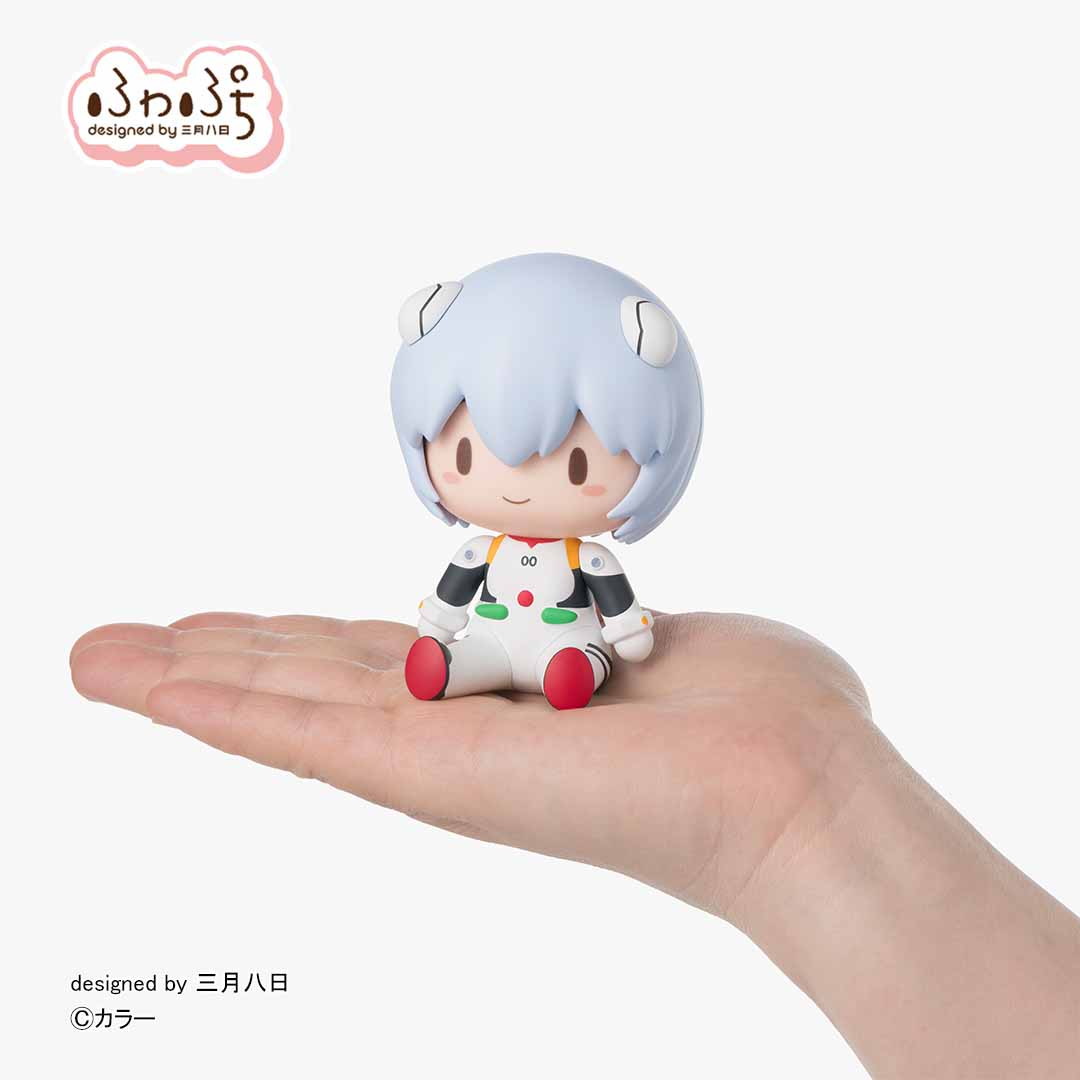 ヱヴァンゲリヲン新劇場版「ふわぷち デフォルメフィギュア レイ プラグスーツ」のフィギュア画像