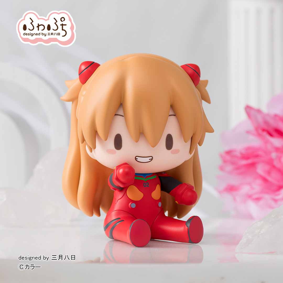 ヱヴァンゲリヲン新劇場版「ふわぷち デフォルメフィギュア アスカ プラグスーツ」のフィギュア画像