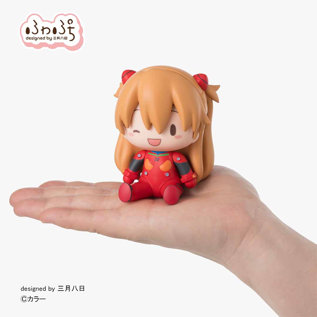 ヱヴァンゲリヲン新劇場版「ふわぷち デフォルメフィギュア アスカ プラグスーツ」のフィギュア画像