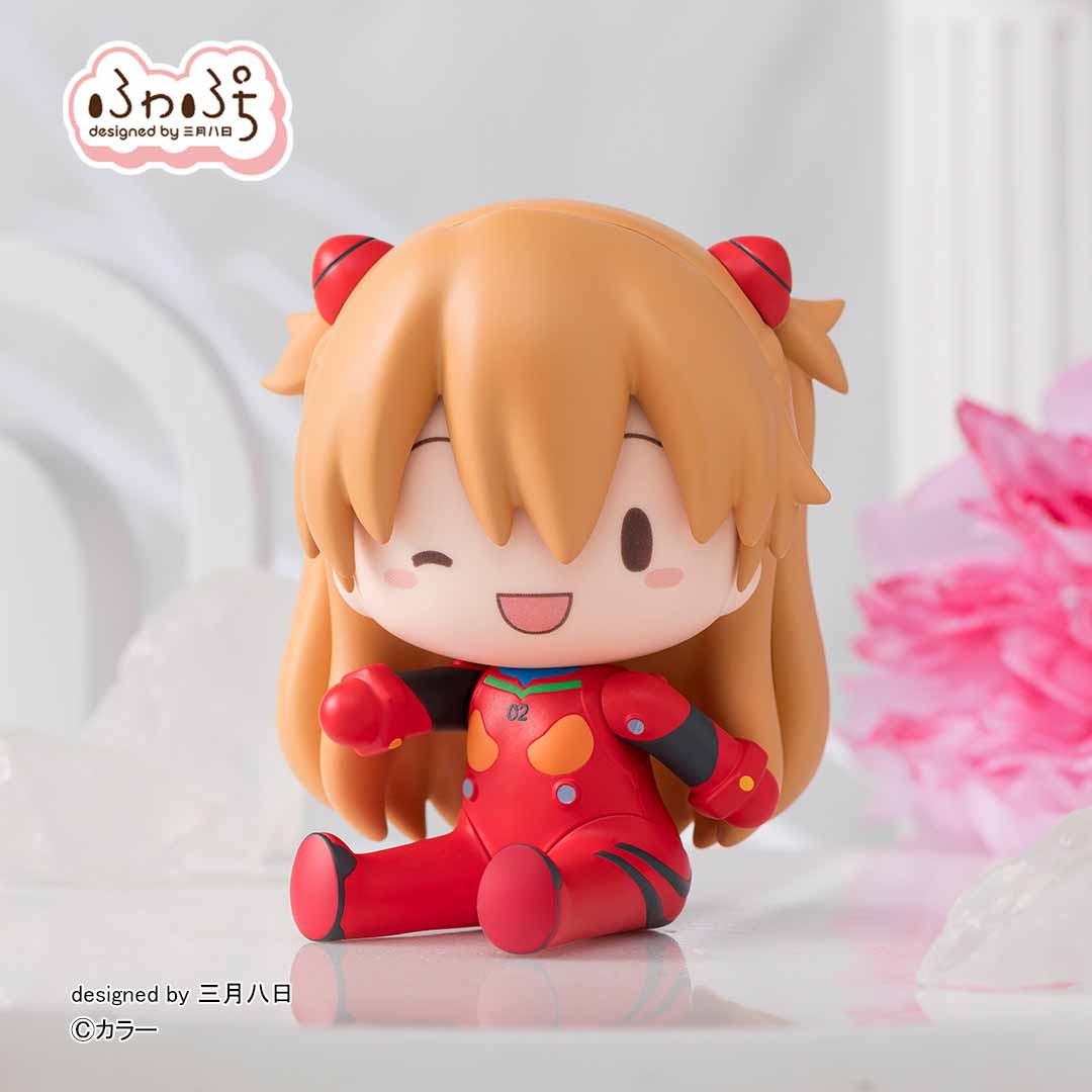 ヱヴァンゲリヲン新劇場版「ふわぷち デフォルメフィギュア アスカ プラグスーツ」のフィギュア画像