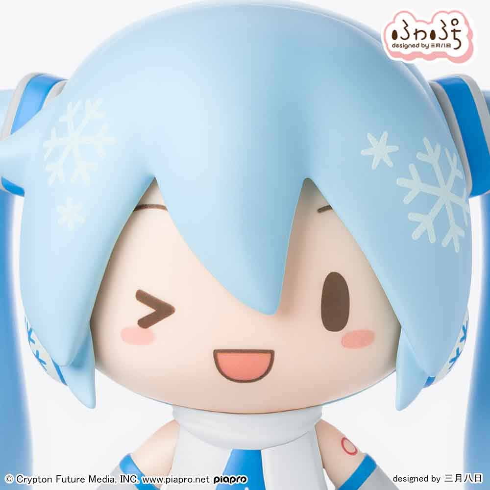 初音ミク「ふわぷち デフォルメフィギュア 雪ミク」のフィギュア画像