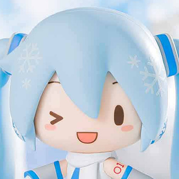 初音ミク「ふわぷち デフォルメフィギュア 雪ミク」のフィギュア