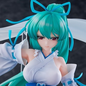 魔法少女にあこがれて「マジアアズール 薄氷巫女」のフィギュア