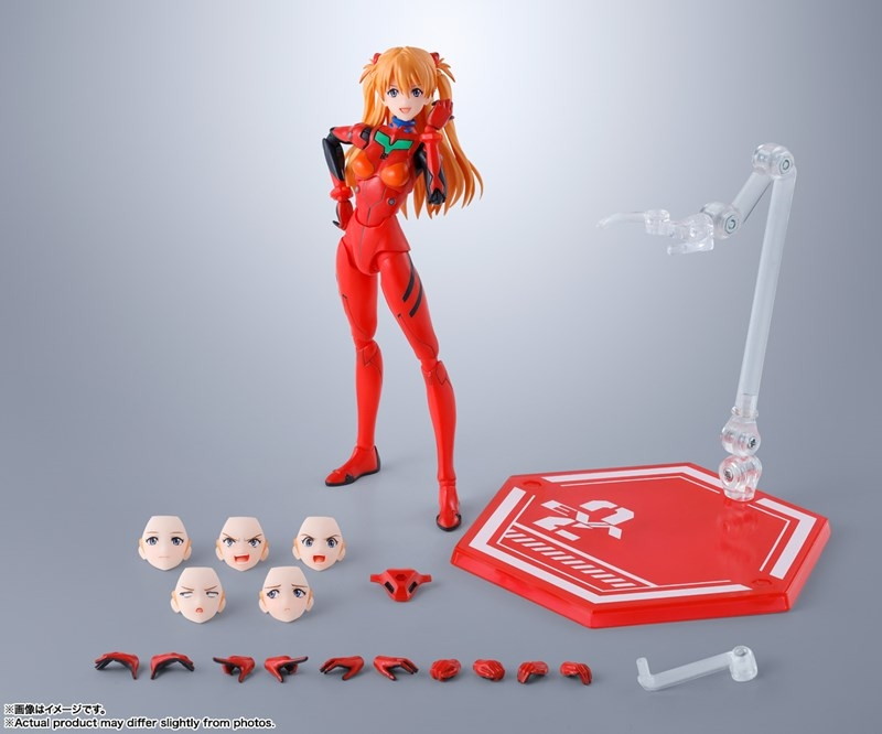 ヱヴァンゲリヲン新劇場版「S.H.Figuarts 式波・アスカ・ラングレー」のフィギュア画像