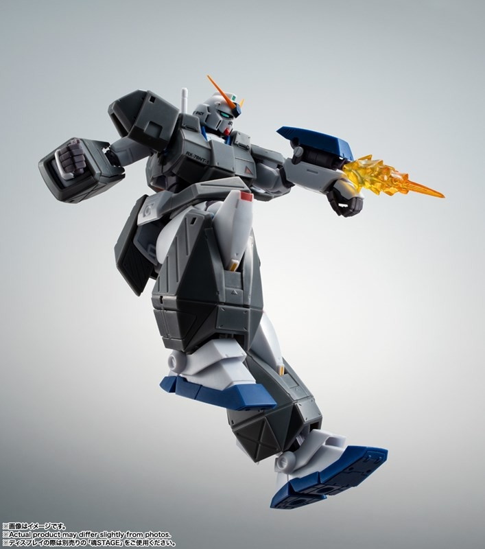 機動戦士ガンダム0080 ポケットの中の戦争「ROBOT魂 ＜SIDE MS＞ RX-78NT-1 ガンダムNT-1＆チョバム・アーマー ver. A.N.I.M.E.」のフィギュア画像