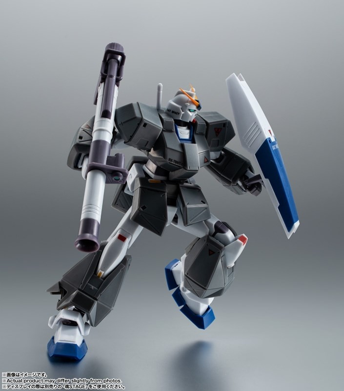 機動戦士ガンダム0080 ポケットの中の戦争「ROBOT魂 ＜SIDE MS＞ RX-78NT-1 ガンダムNT-1＆チョバム・アーマー ver. A.N.I.M.E.」のフィギュア画像