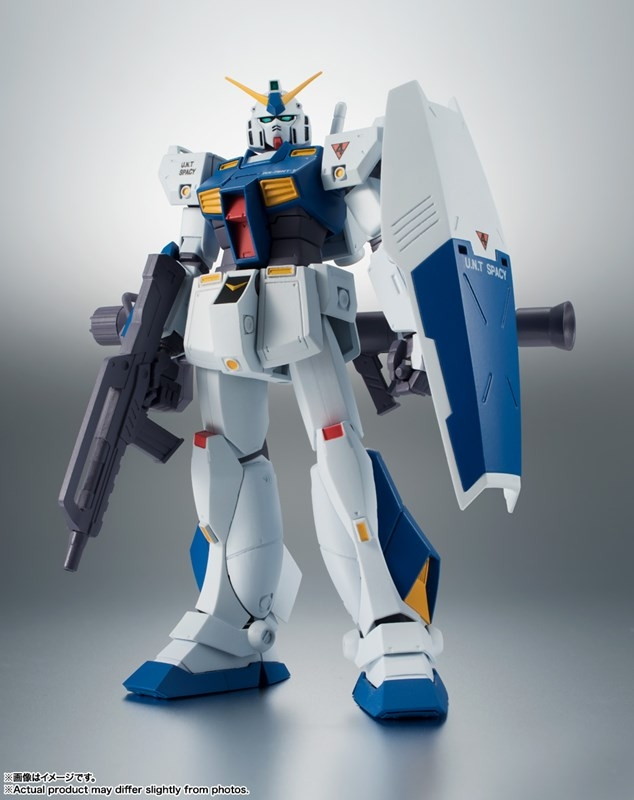 機動戦士ガンダム0080 ポケットの中の戦争「ROBOT魂 ＜SIDE MS＞ RX-78NT-1 ガンダムNT-1＆チョバム・アーマー ver. A.N.I.M.E.」のフィギュア画像