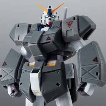 機動戦士ガンダム0080 ポケットの中の戦争「ROBOT魂 ＜SIDE MS＞ RX-78NT-1 ガンダムNT-1＆チョバム・アーマー ver. A.N.I.M.E.」のフィギュア