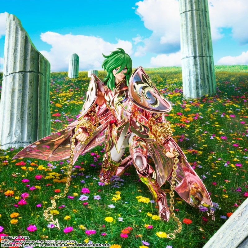 聖闘士星矢「聖闘士聖衣神話EX アンドロメダ瞬（神聖衣）」のフィギュア画像