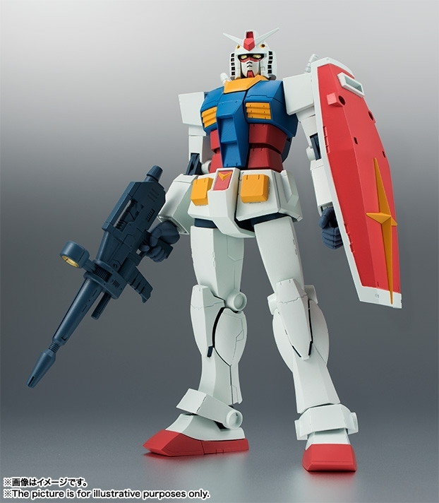 機動戦士ガンダム「ROBOT魂 ＜SIDE MS＞ RX-78-2 ガンダム ver. A.N.I.M.E.」のフィギュア画像