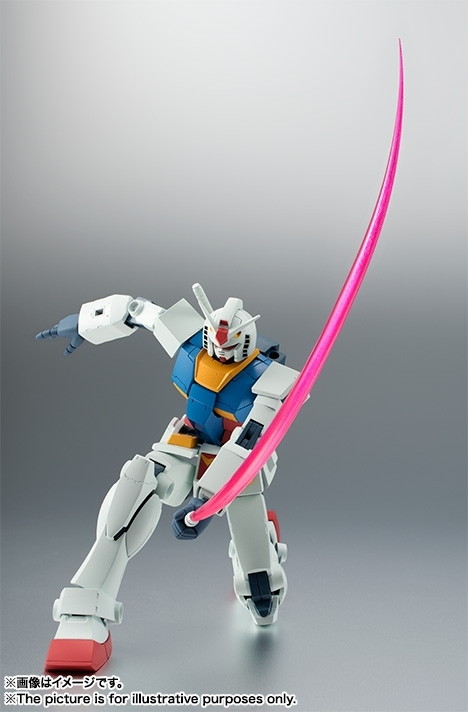 機動戦士ガンダム「ROBOT魂 ＜SIDE MS＞ RX-78-2 ガンダム ver. A.N.I.M.E.」のフィギュア画像