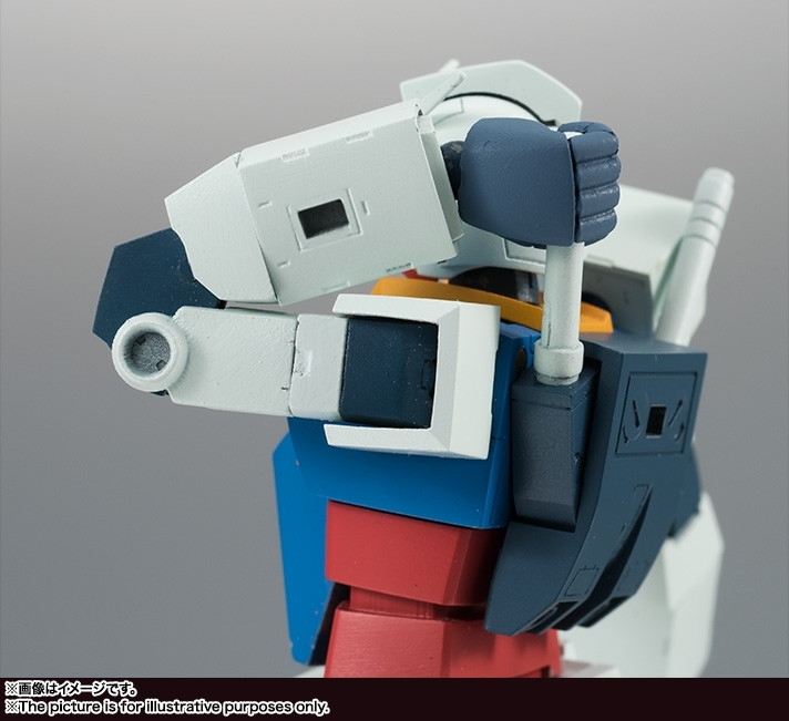 機動戦士ガンダム「ROBOT魂 ＜SIDE MS＞ RX-78-2 ガンダム ver. A.N.I.M.E.」のフィギュア画像