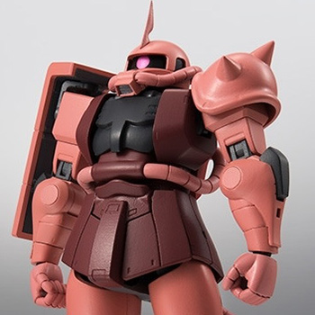 機動戦士ガンダム「ROBOT魂 <SIDE MS> MS-06S シャア専用ザク ver. A.N.I.M.E.」のフィギュア