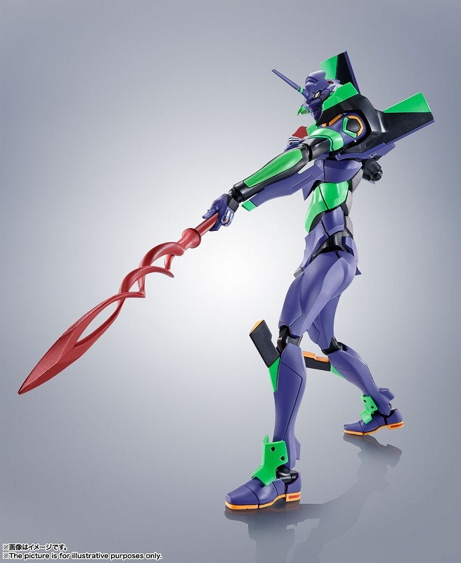 シン・エヴァンゲリオン劇場版:‖「ROBOT魂 ＜SIDE EVA＞ エヴァンゲリオン初号機+カシウスの槍（リニューアルカラーエディション）」のフィギュア画像