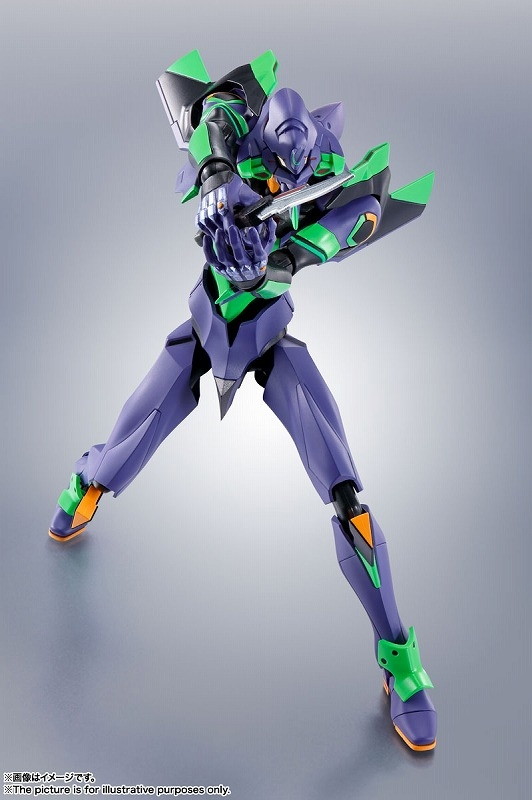シン・エヴァンゲリオン劇場版:‖「ROBOT魂 ＜SIDE EVA＞ エヴァンゲリオン初号機+カシウスの槍（リニューアルカラーエディション）」のフィギュア画像