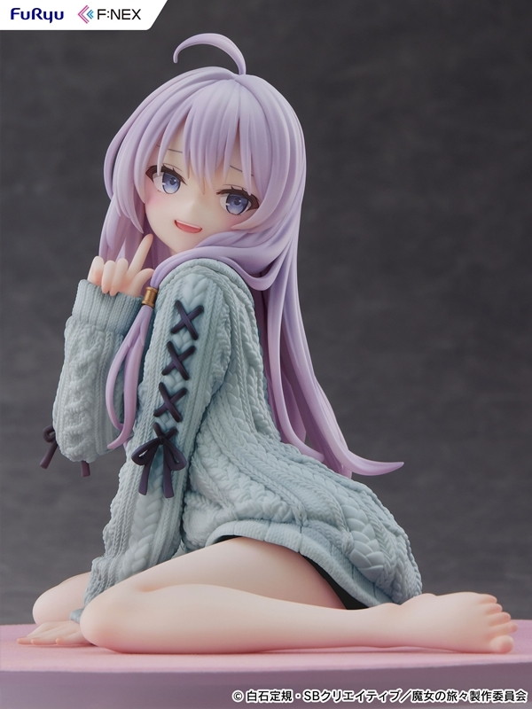 魔女の旅々「イレイナ ニットver. Repaint BLUE」のフィギュア画像