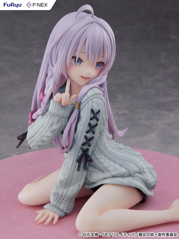 魔女の旅々「イレイナ ニットver. Repaint BLUE」のフィギュア画像